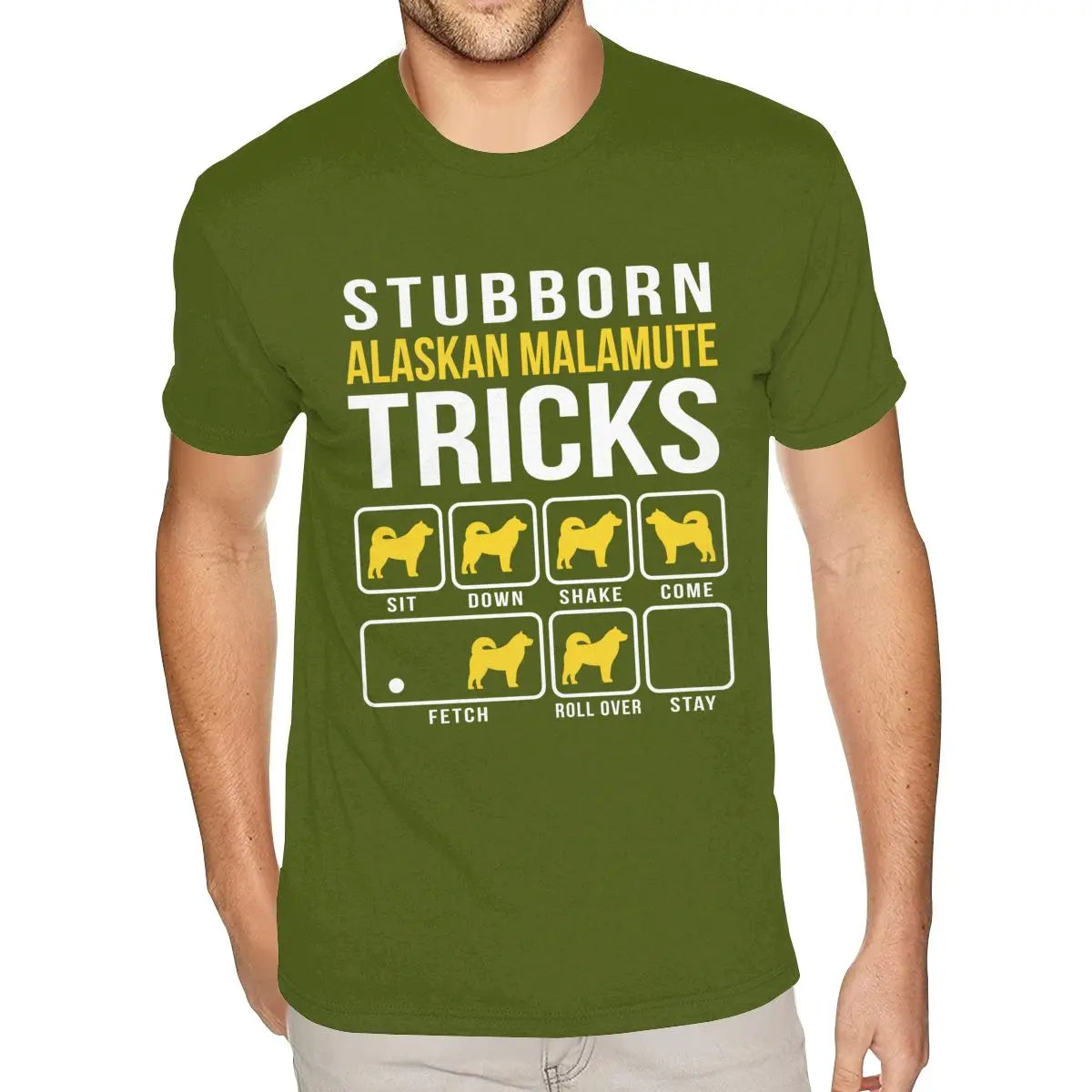 Alaskan Malamute Stubborn Tricks T-Shirt