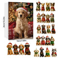 Christmas Advent Calendar 2025 for Dog Afficionados - 2D Acrylic Dog Tree Decorations, 24-Day Festive Countdown Treat