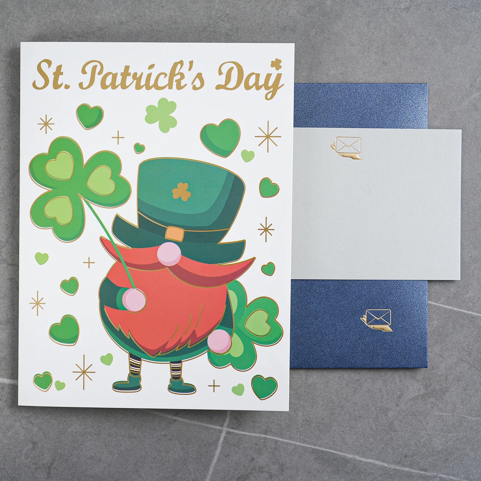 Happy St Patrick's Day Pop Up Card 3D Greeting Cards Festival Gift Clover