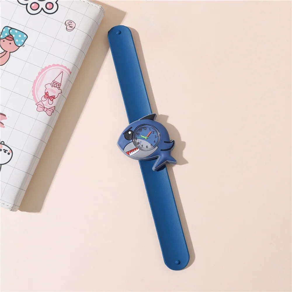 Sea turtles Animals children watch Green Cute Kid  Silicone Wristwatch Adjustable Band