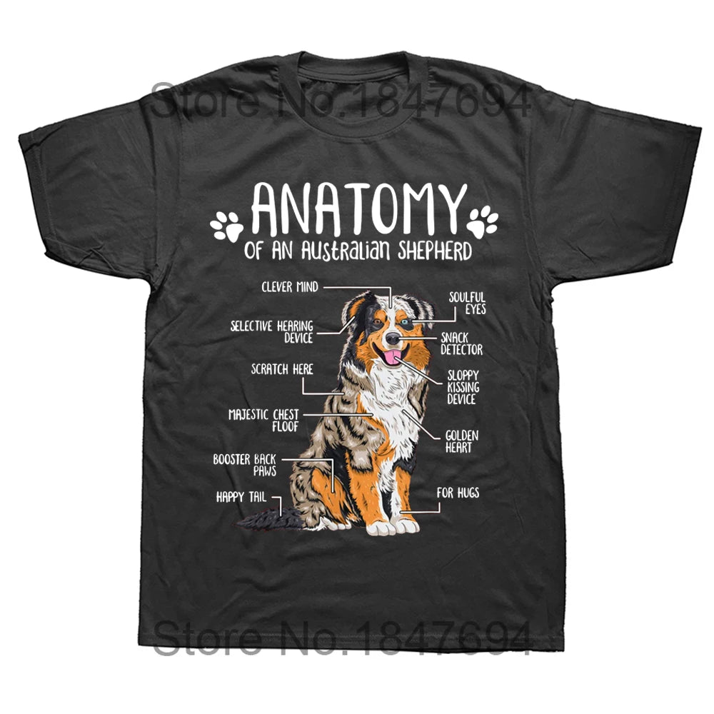 Anatomy Australian Shepherd T-Shirt