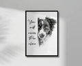 Australian Shepherd You're Never Alone' Funny Dog Poster