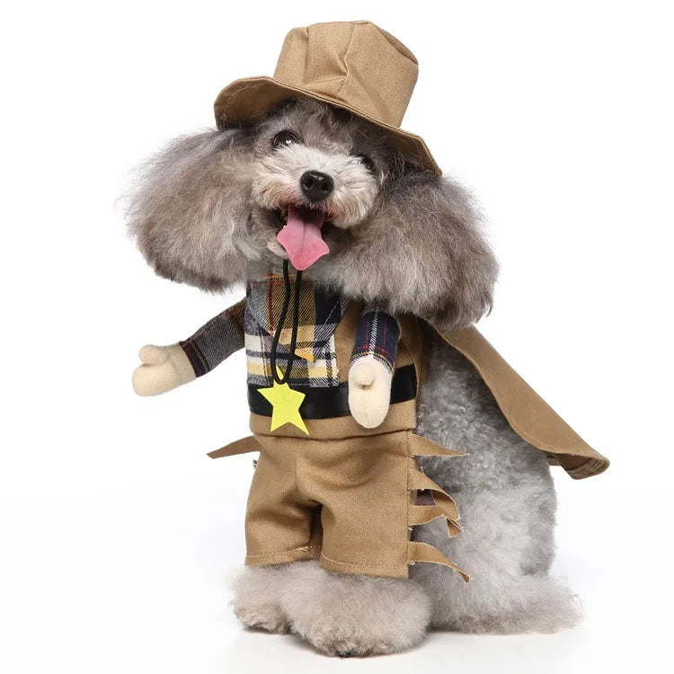 Halloween Knife-Themed Gum Dog Suit Funny Cute Pet Costume for Winter Best Sales! Small Size Cloth Shirt Design