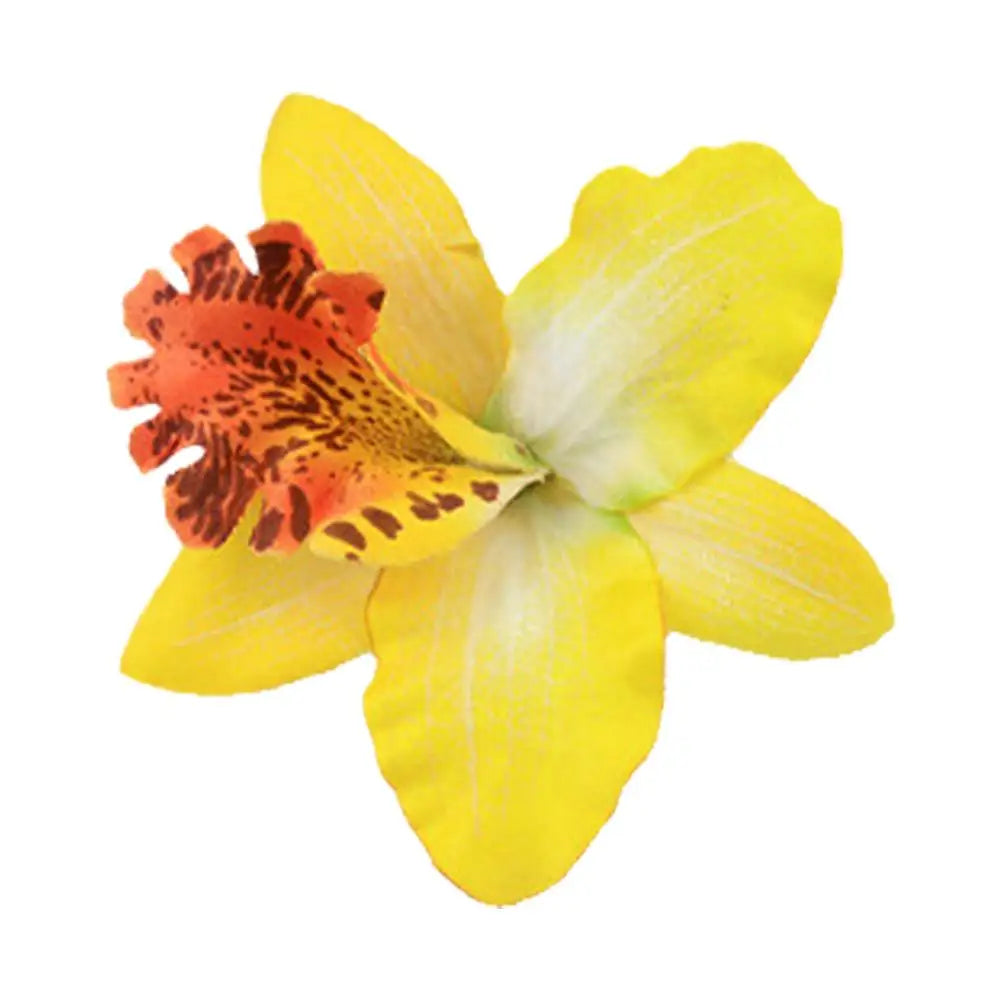 Hawaii Flower Hair Clips For Women Girls Floral Hibiscus Orchid Hairpins For Summer Beach Holiday Wedding Party Hair Access P0T4