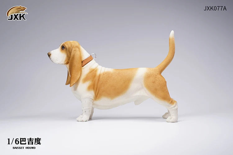 Basset Hound Soldier Figure Scene Accessories