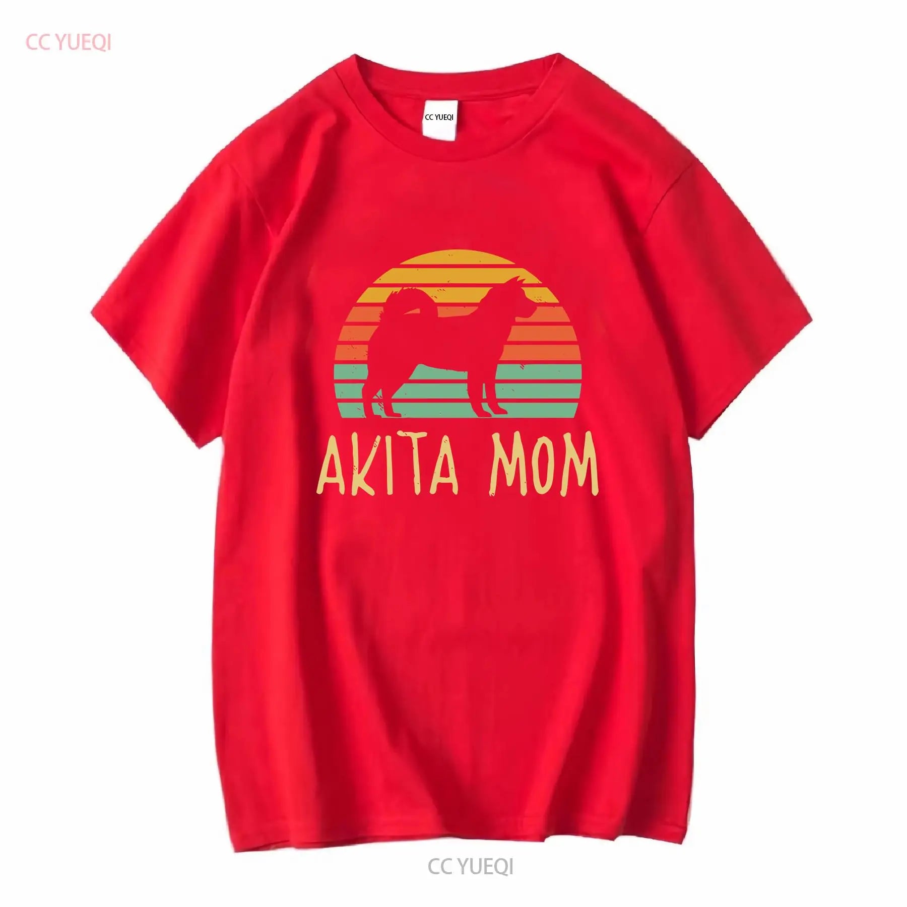 Vintage Akita Mom Dog T Shirt