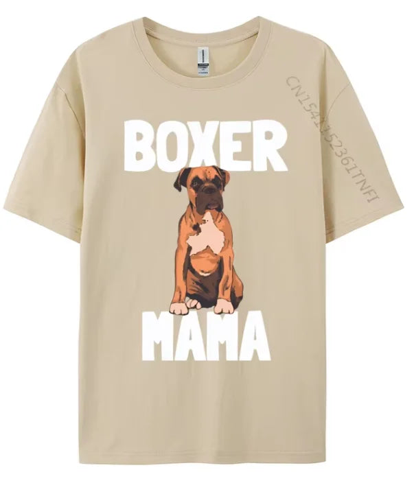 Boxer Dog Mama T Shirt