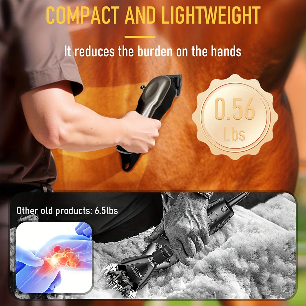 Electric Horse Hair Clipper Cutting Machine Animals Grooming Trimmer Pet Machine Scissors Shearing for Horse Sheep Cat Dog