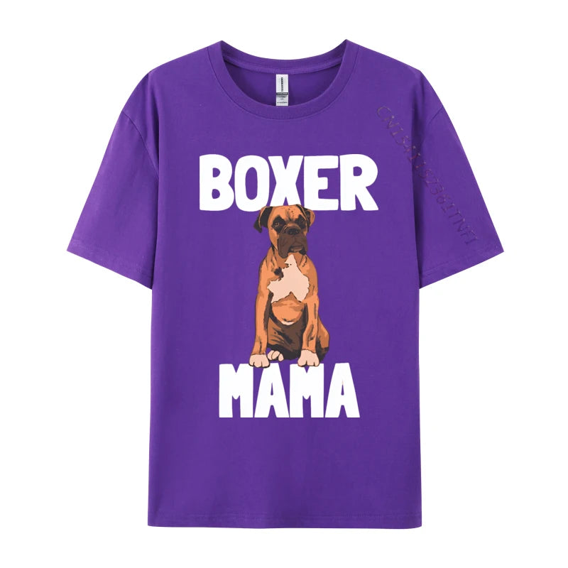 Boxer Dog Mama T Shirt