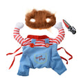Halloween Dog Costumes Funny Pet Clothes Adjustable Dog Cosplay Costume Sets Novelty Clothing For Medium Large Dogs Bulldog Pug