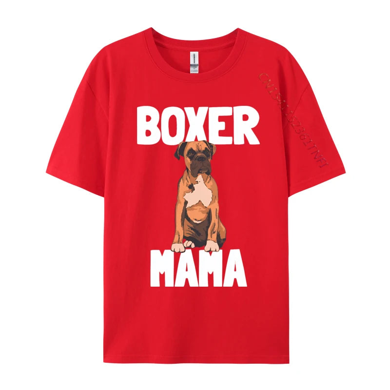 Boxer Dog Mama T Shirt