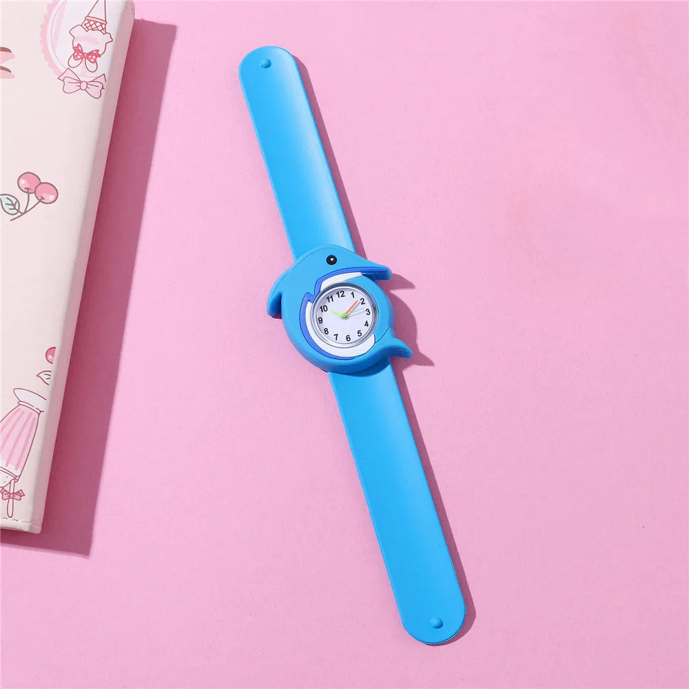 Sea turtles Animals children watch Green Cute Kid  Silicone Wristwatch Adjustable Band