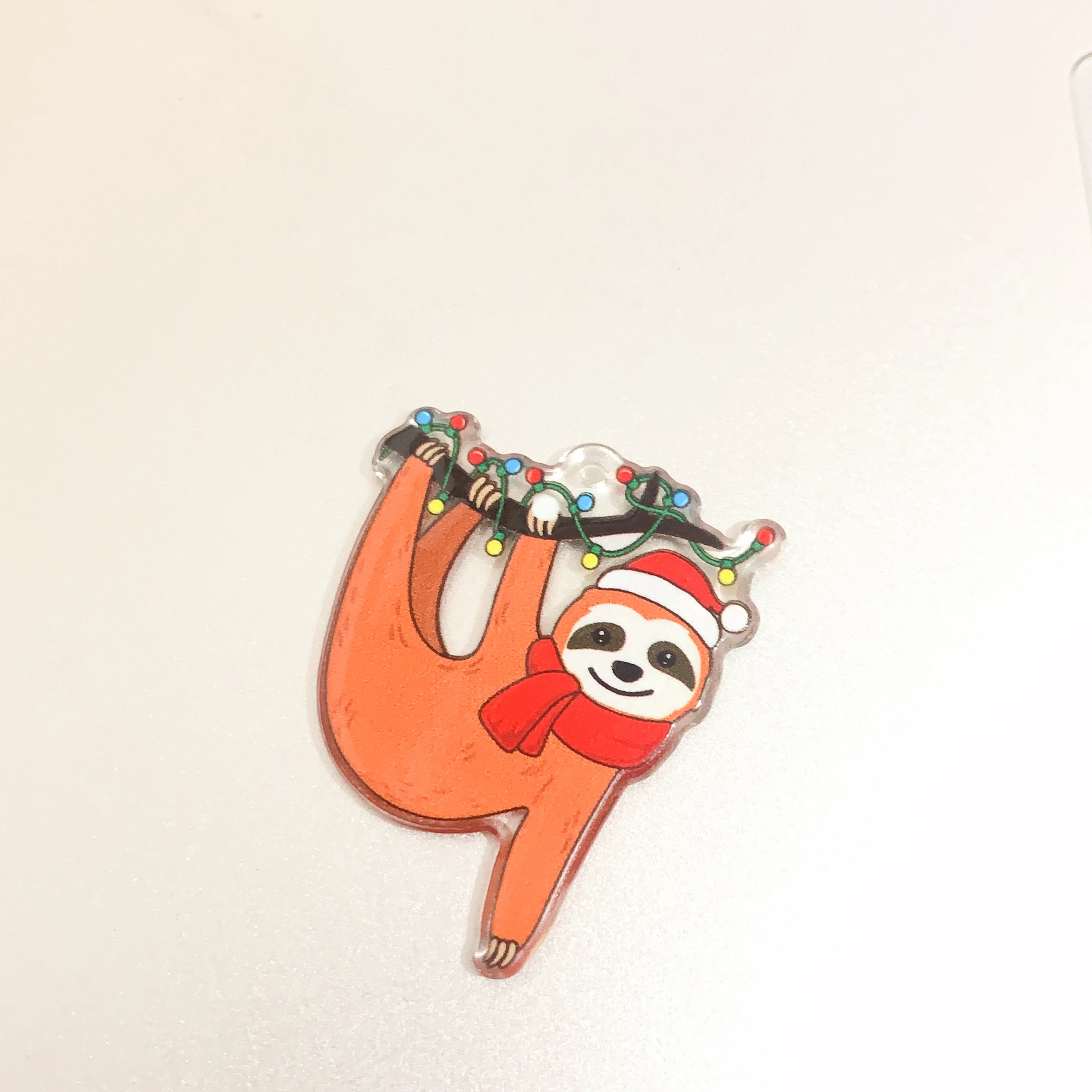 Yak Raccoon Christmas Tree Acrylic Charms Wholesale Bulk for Earring DIY Accessories 5PCS/LOT