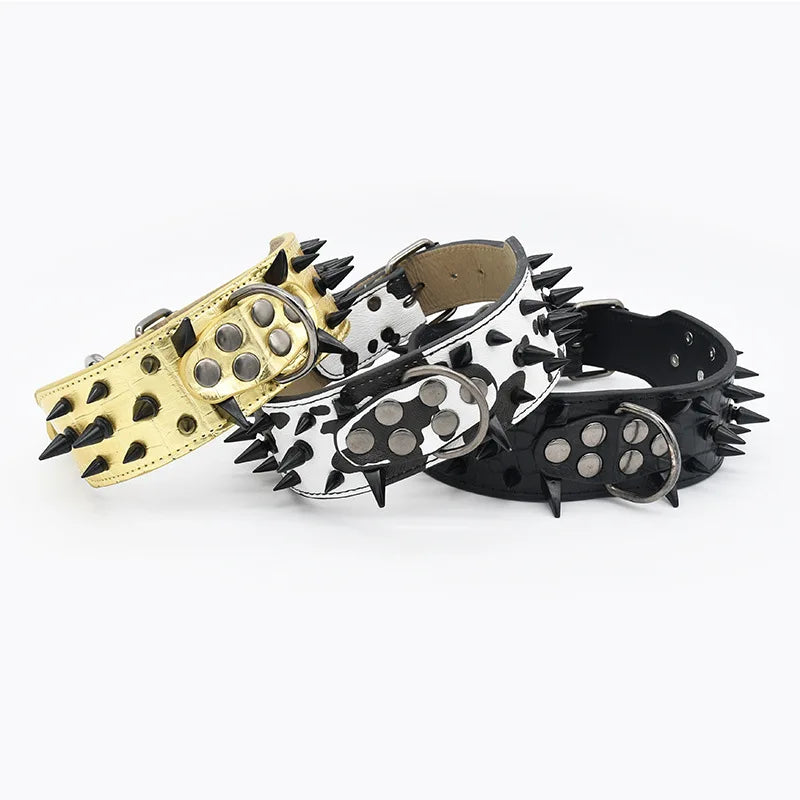 Medium And Large Dog Collars, Rivet Dog Collars, Kasro Bully Dog Collars, Anti-Bite Neck Collars Dogo De Marino Dog Neck Collars