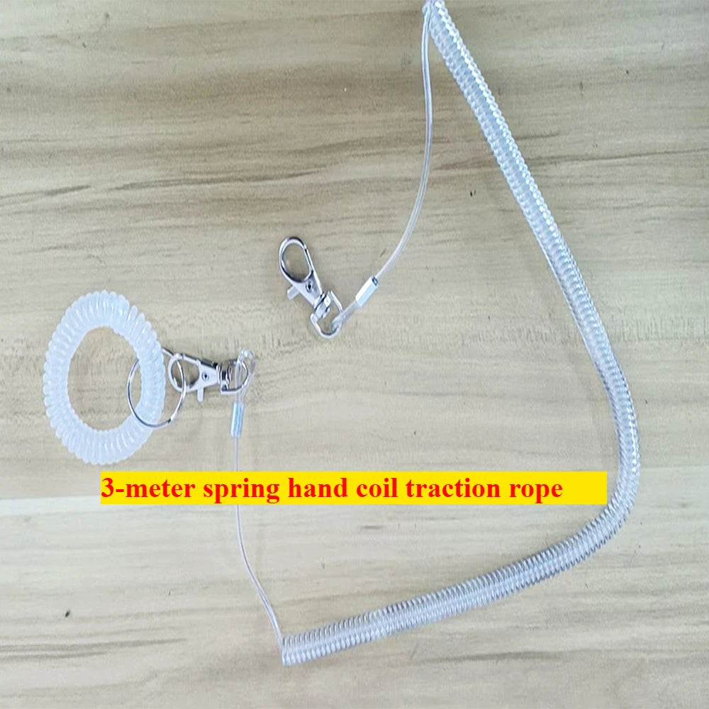 Bearded Dragon Harness and Leash Set, 3 Size Adjustable Soft Leather Reptile Leash, Lizard Harness with Retractable
