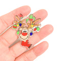 Yak Raccoon Christmas Tree Acrylic Charms Wholesale Bulk for Earring DIY Accessories 5PCS/LOT