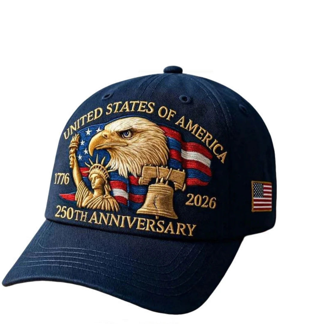 Anniversary Historic Patriotic Baseball Cap