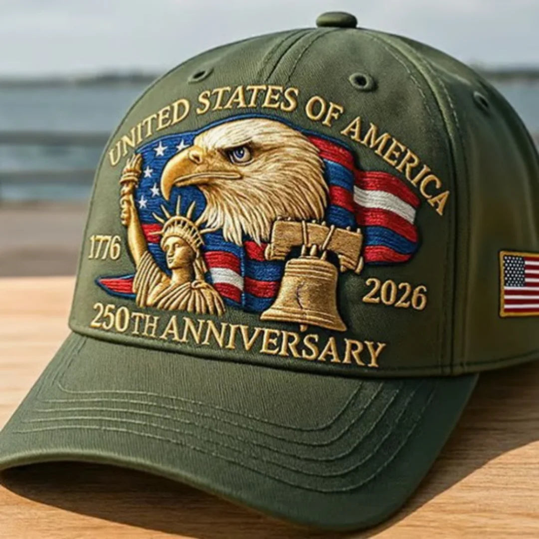 Anniversary Historic Patriotic Baseball Cap