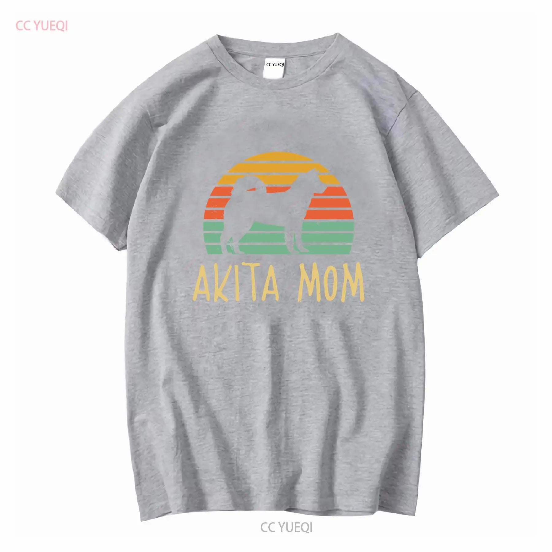 Vintage Akita Mom Dog T Shirt
