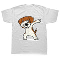 Funny Dog Vintage Best Beagle Dad Ever Fathers Day Puppy Dog Dad T Shirt Graphic Streetwear Short Sleeve Birthday T-shirt Y2K