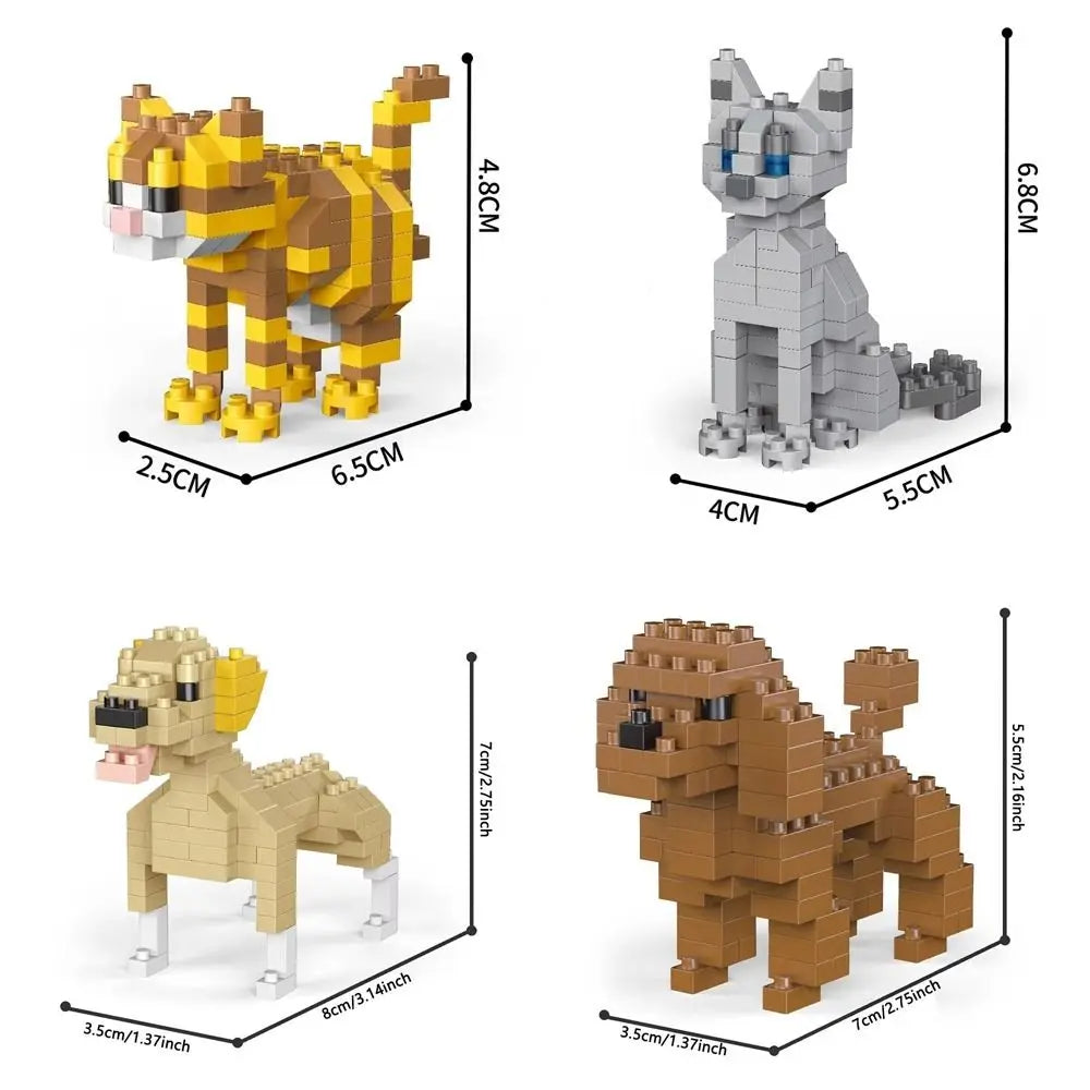 Dog Building Blocks Lifelike Appearance