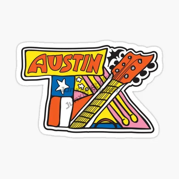 Texas Map Emblem Creative PVC Sticker for Decorate Car Van Truck Bicycle Window Wall Fridge Helmet Motorcycle Decal Accessorie