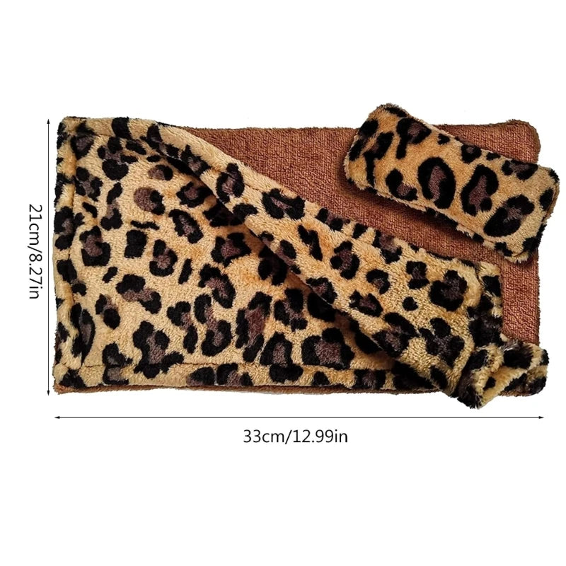 Sleeping Bag Bearded Dragon Accessories Bearded Dragon Bed with Pillow and Blanket Hideout Habitat