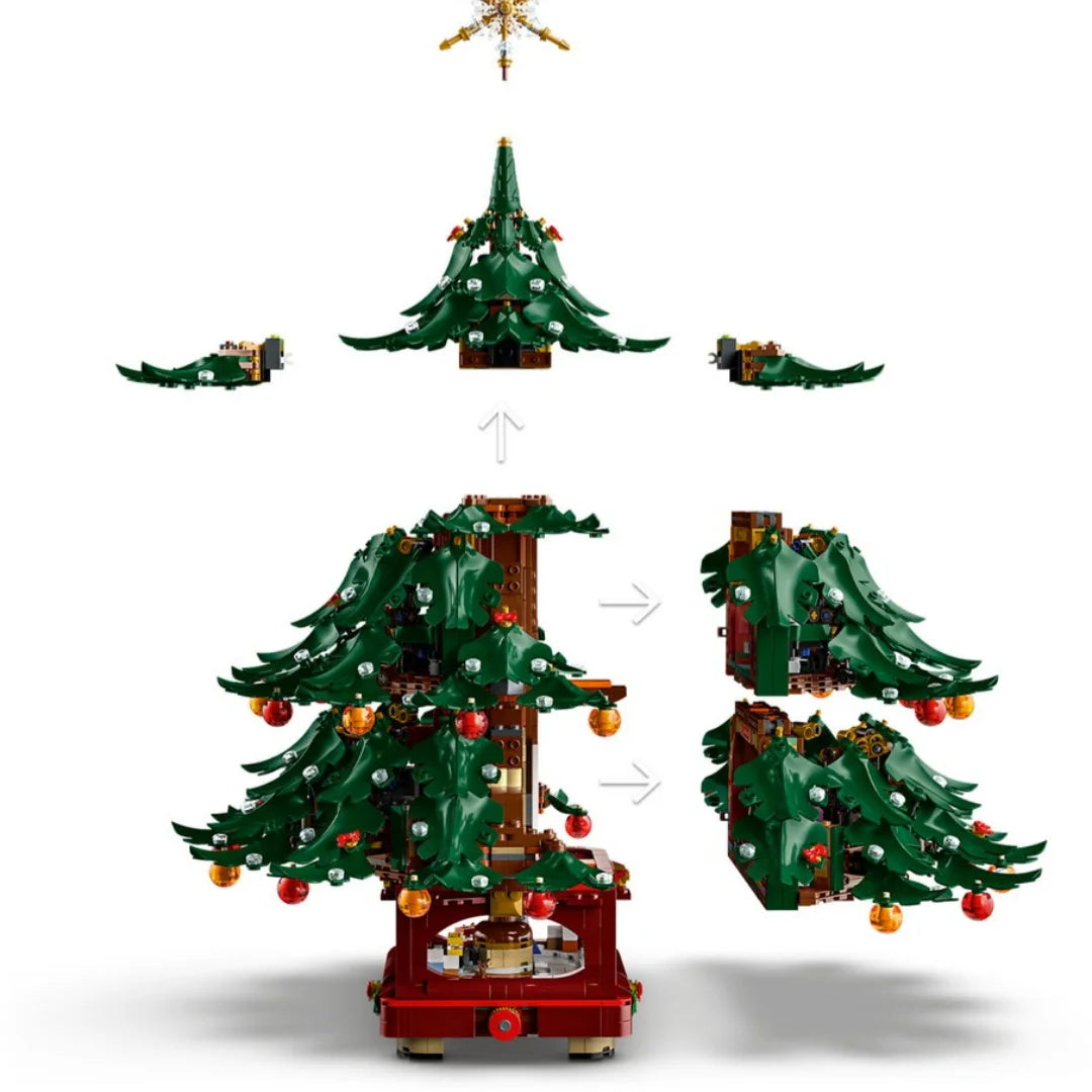 New Model 41843 Christmas Tree, Reindeer, Santa Claus Set, Christmas Gifts, Birthday Gifts Building Blocks