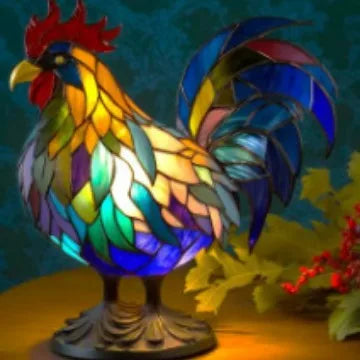 Dog Resin LED Night Light Art Animal Statue Creative Home Desktop Decoration Ornament