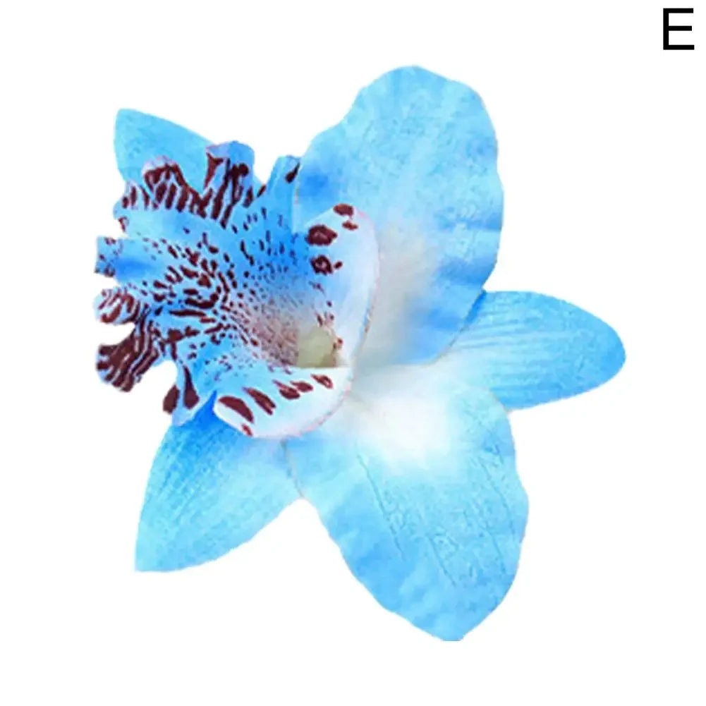 Hawaii Flower Hair Clips For Women Girls Floral Hibiscus Orchid Hairpins For Summer Beach Holiday Wedding Party Hair Access P0T4
