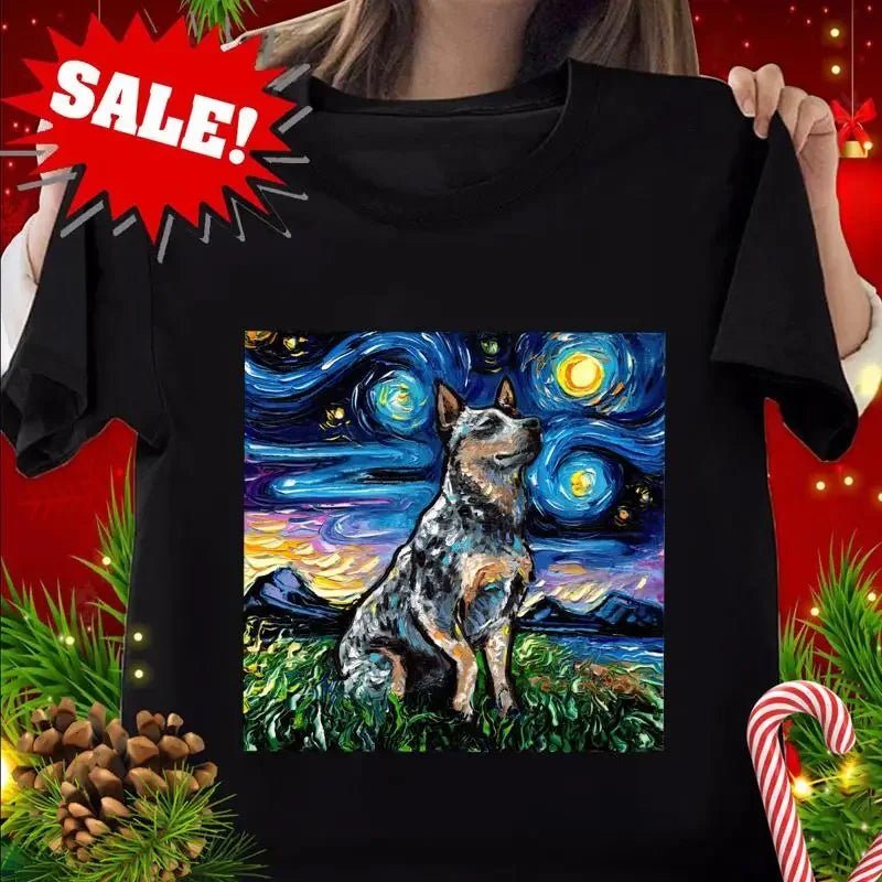 Australian Cattle Dog Art Abstract Artwork T Shirt