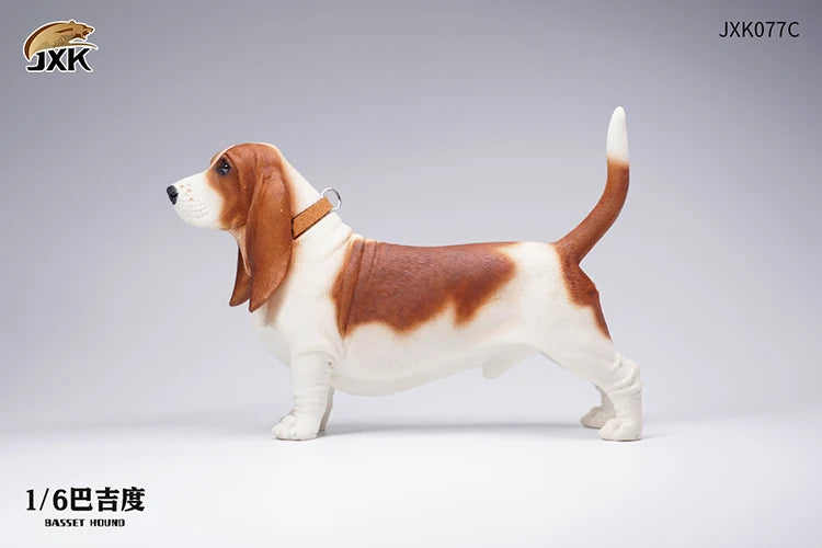 Basset Hound Soldier Figure Scene Accessories