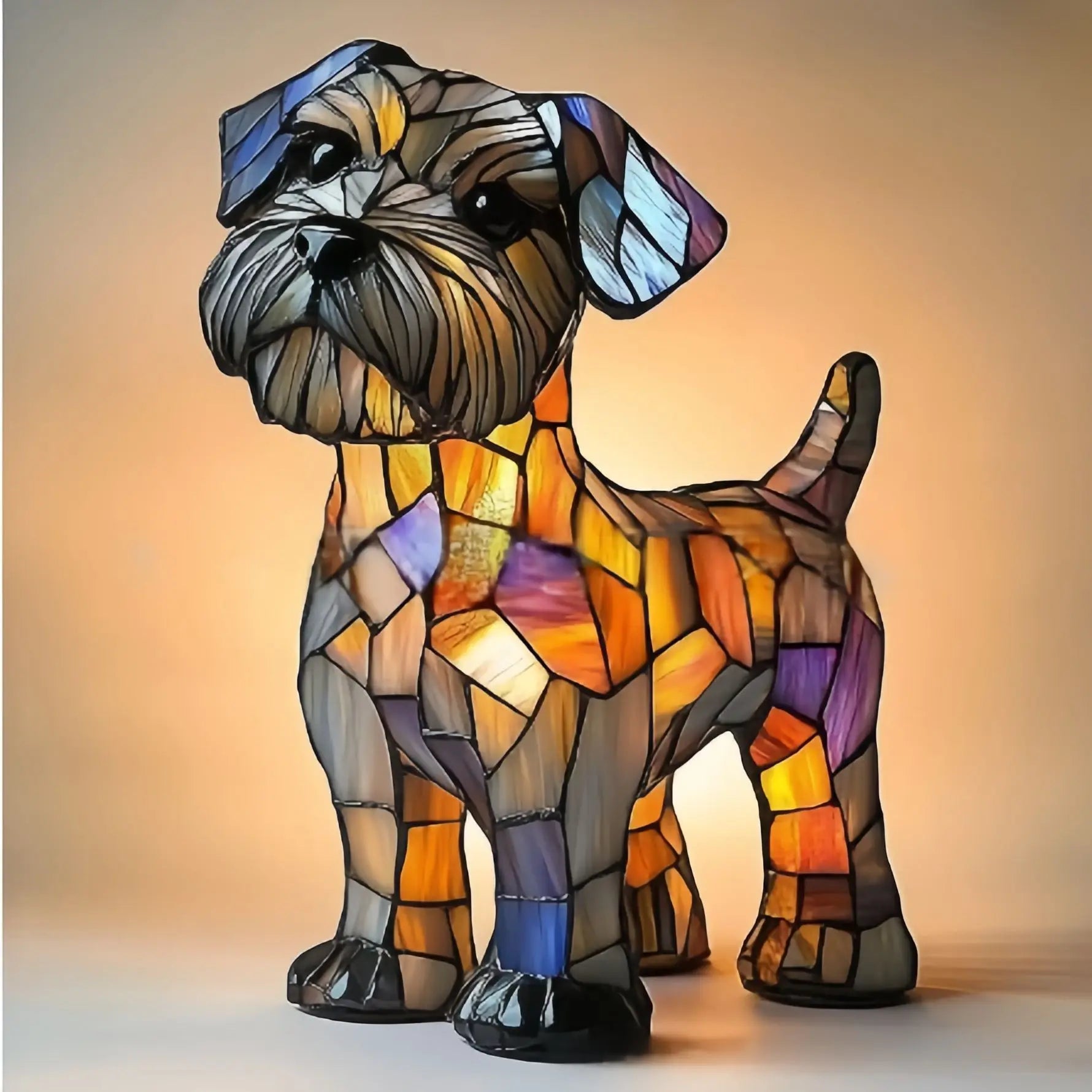 Dog, Cat & Animals Glass Lamp