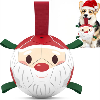Halloween Dog Toys, Soccer Balls with Straps, 6 Inch Interactive Toys