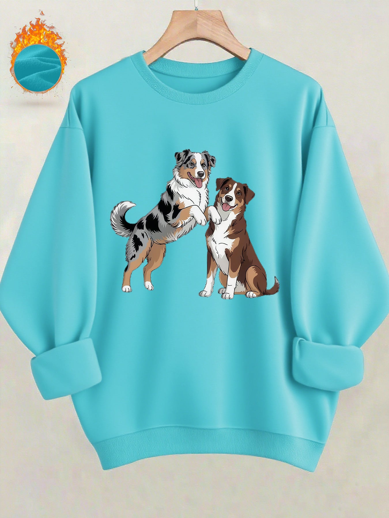 Australian Shepherd Dog Print Sweatshirt