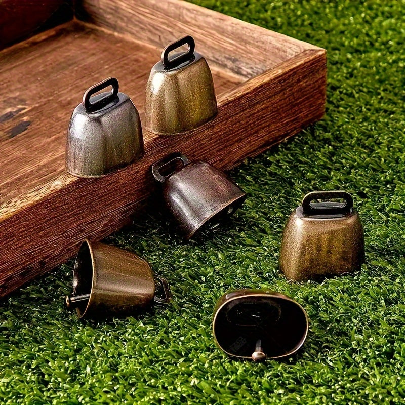 1pc Super Loud Cow Bell, Sheep Bell, Pet Anti Loss DIY Bell, Wind Bell Pendant, Vintage Metal Cow Bell, Cattle, Horse, Sheep Grazing Bell, Farm Animal Anti Loss Bell, Loud And Crisp Dissemination DIY Accessories, Pet Pendant