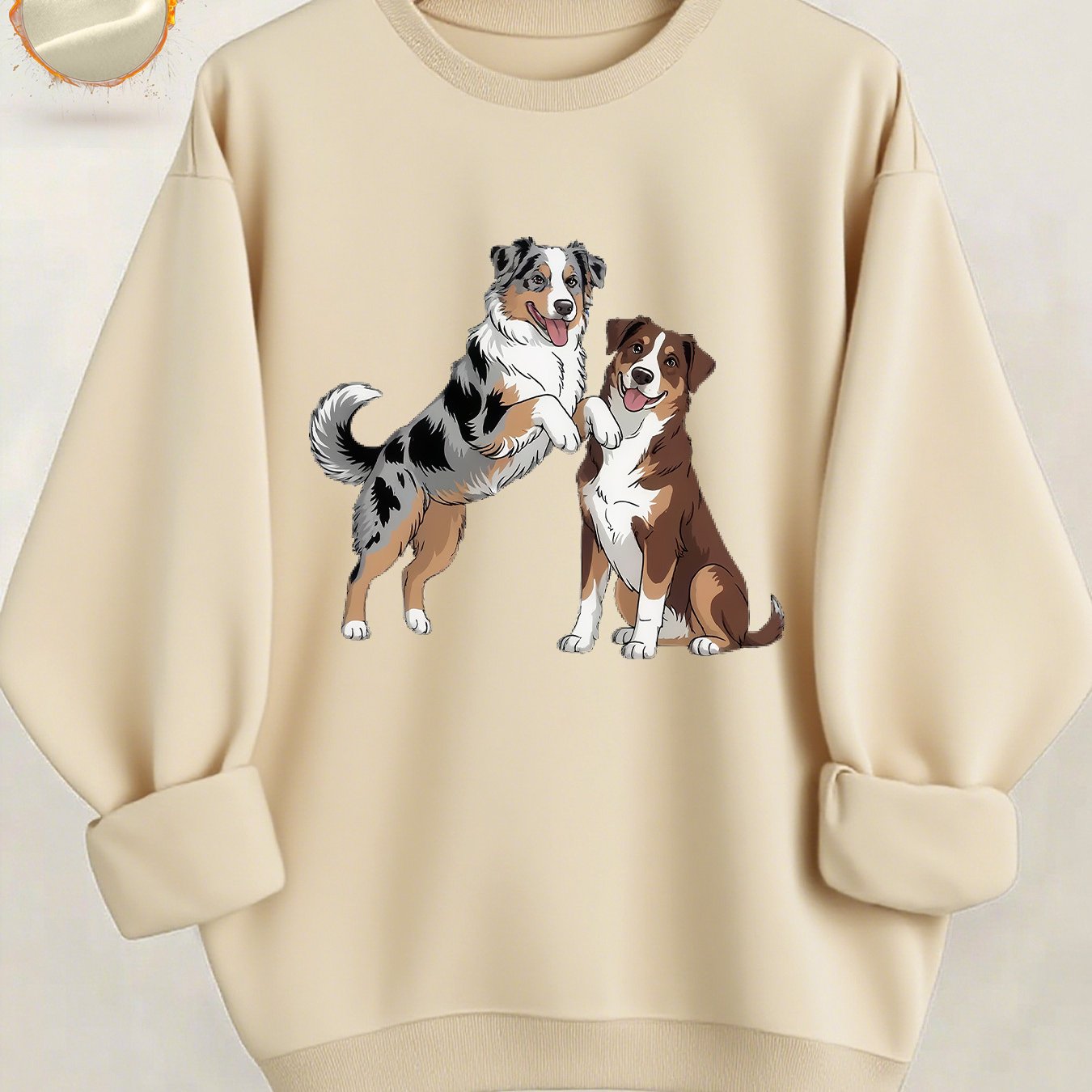 Australian Shepherd Dog Print Sweatshirt