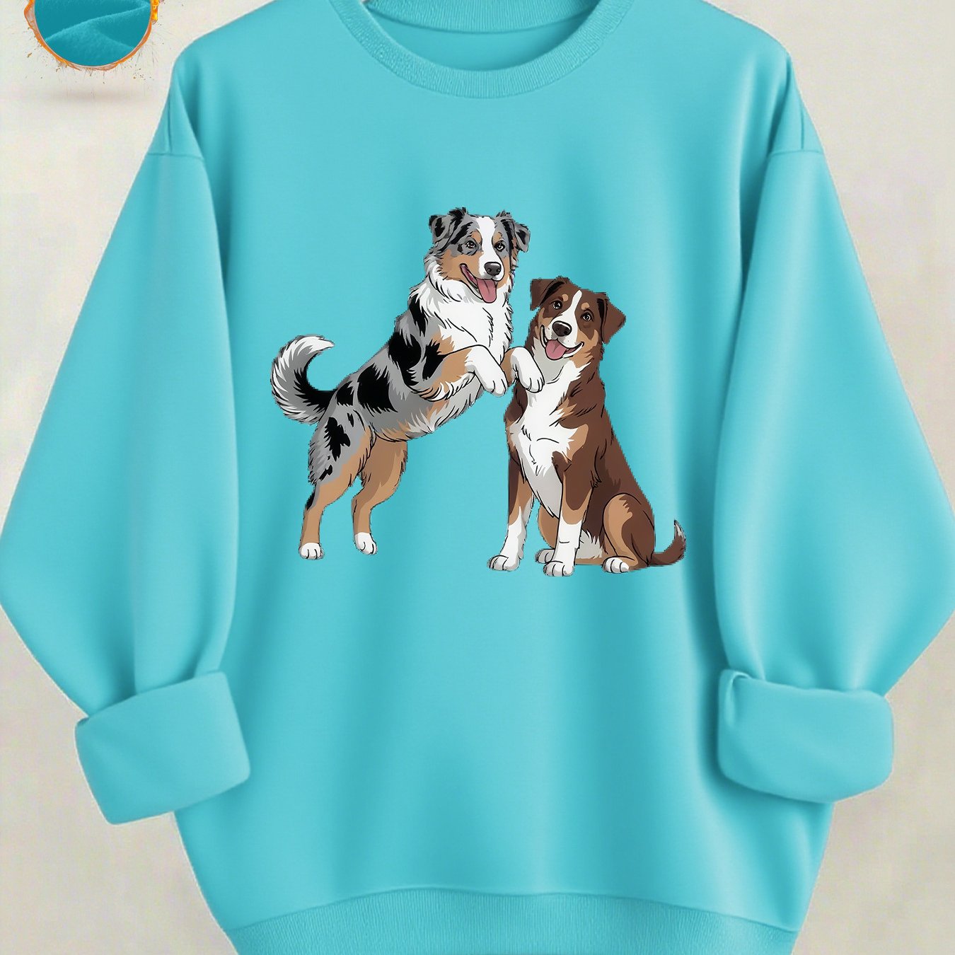 Australian Shepherd Dog Print Sweatshirt
