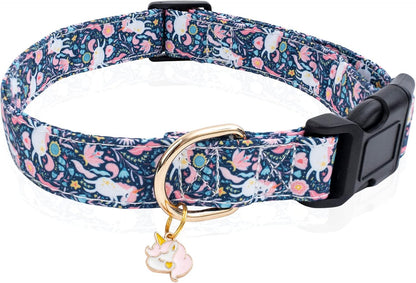 Pink Halloween Dog Collar for Small Medium Large Dogs M