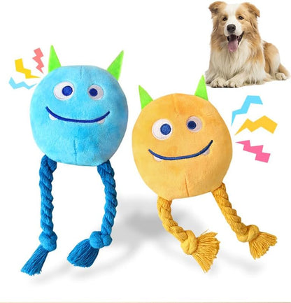 Halloween Dog Toys, Pumpkin Ghost Hide & Seek Squeaky Toy