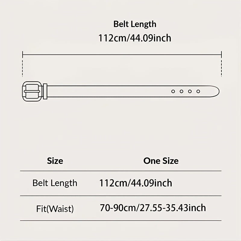 Western Horse Carved Buckle Belts Vintage Embossed Solid Color PU Waistband Classic Cowboy Cowgirl Jeans Pants Belt For Women & Men