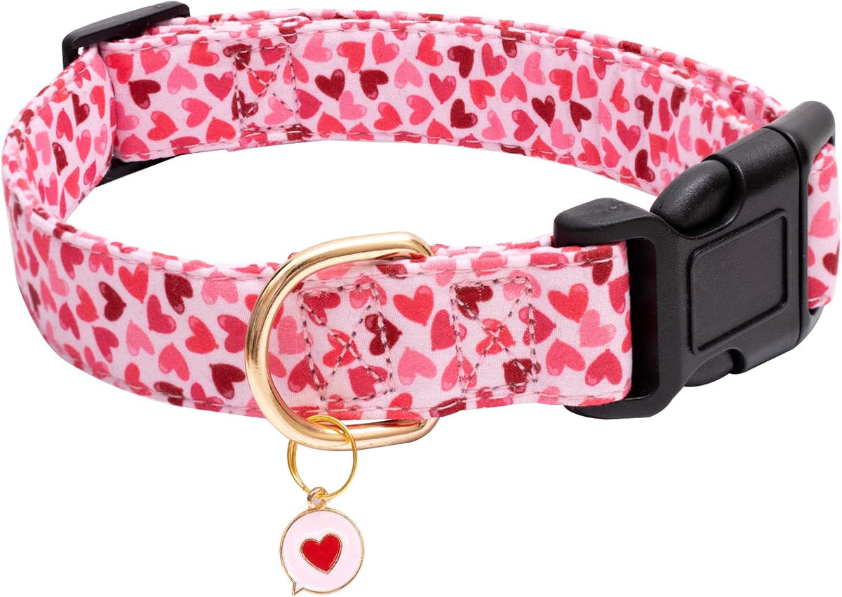 Pink Halloween Dog Collar for Small Medium Large Dogs M