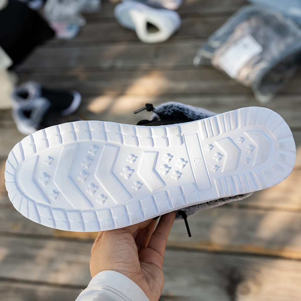 Velvet Horse Pattern Canvas Shoes - Women's Casual Round Head Elastic Strap Flat Sports Shoes with Breathable, Non-Slip, and Easy Wear Features - Perfect for Light Work and Daily Wear