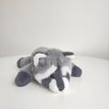 1pc Grey Raccoon Plush Doll, Soft Synthetic Stuffed Animal, Collectible Lesser Panda Plushie, Ideal for Wedding, Christmas, Halloween Decor, Room Decoration, Perfect Gift for Friends