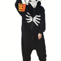 Adult Goat Demon Onesie Costume Pajamas, Halloween Christmas Mythical Creature Goat Demon Onesie Pajamas