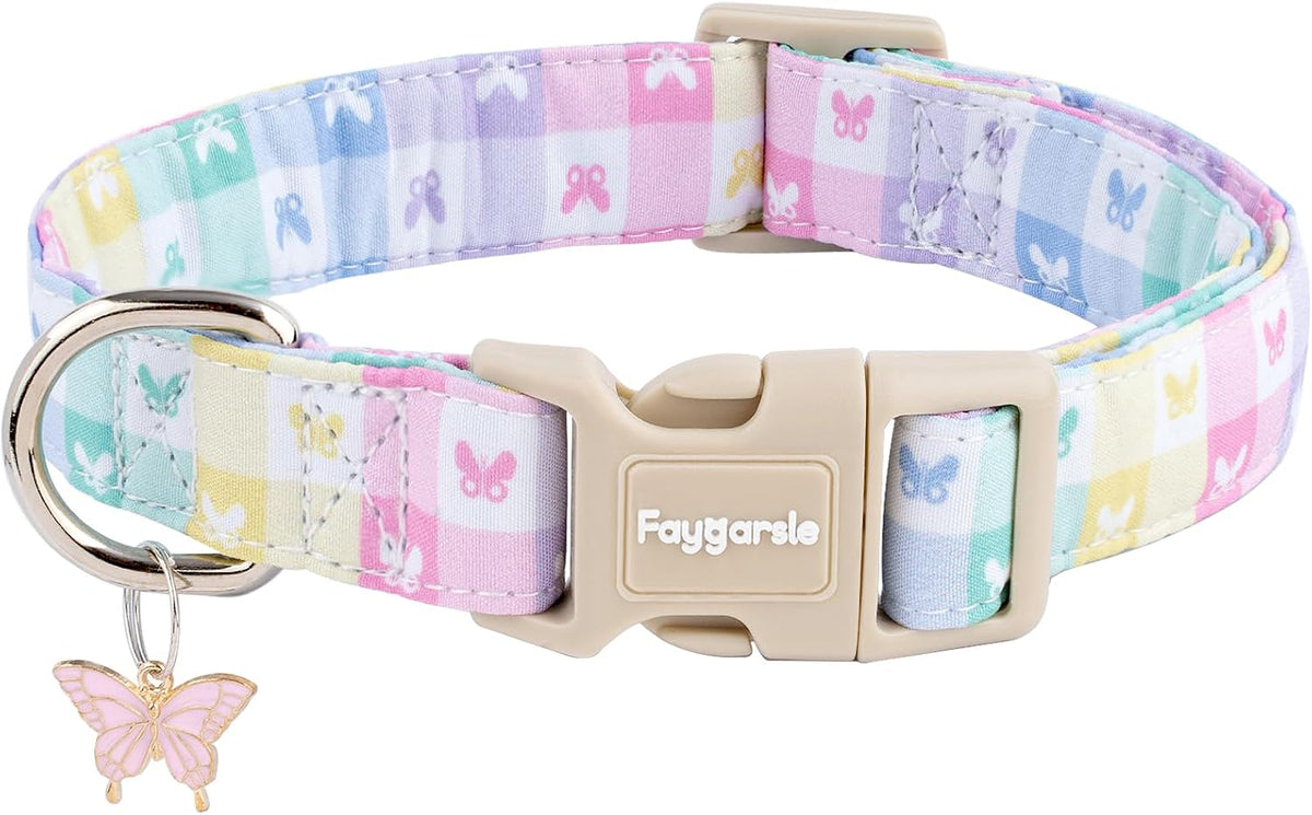 Pink Halloween Dog Collar for Small Medium Large Dogs M
