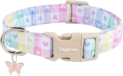 Pink Halloween Dog Collar for Small Medium Large Dogs M
