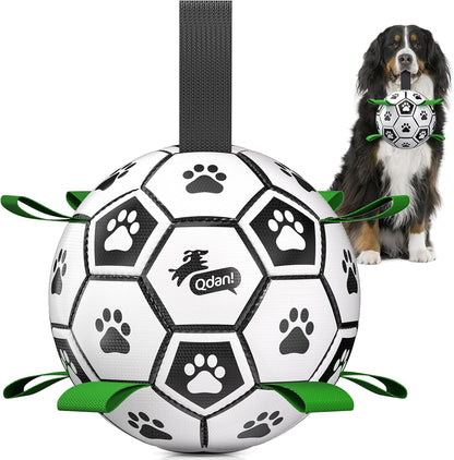 Halloween Dog Toys, Soccer Balls with Straps, 6 Inch Interactive Toys
