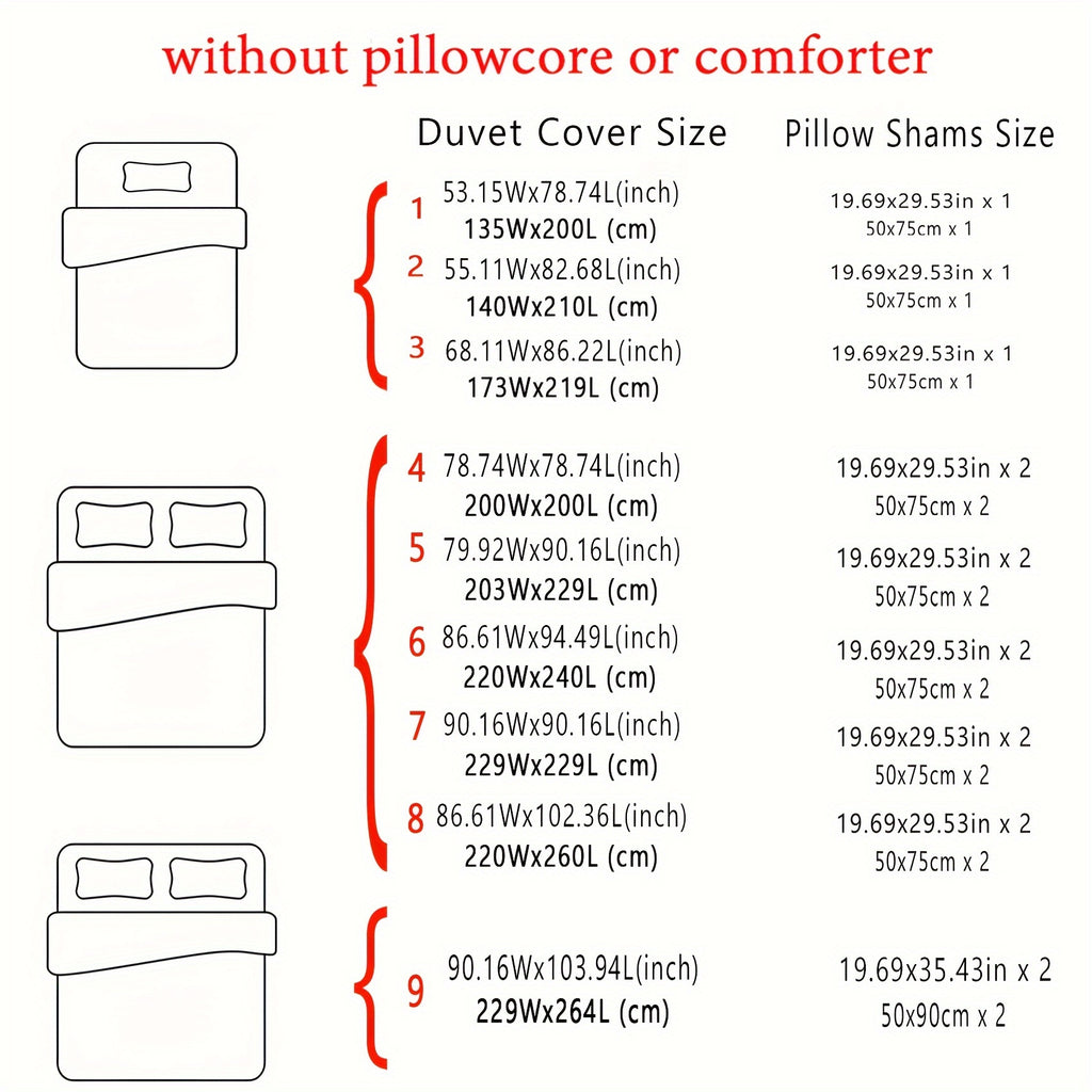 Brown And Black Cow Pattern Yak Leather Bedding Set with Washable Ultra-Fine Microfiber Duvet Cover, Soft And Comfortable, Does Not Include The Down Comforter, Available in 2 Or 3pcs Sets.
