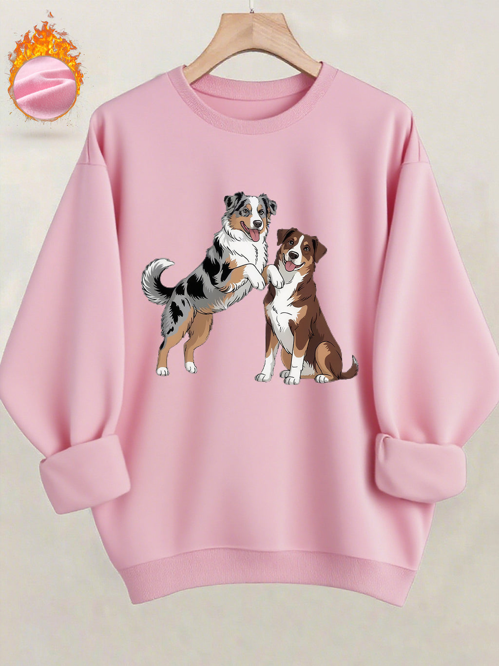 Australian Shepherd Dog Print Sweatshirt